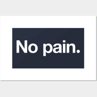 No pain. Posters and Art